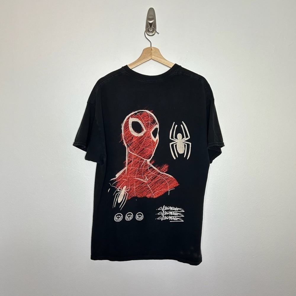 Marvel Spider-Man Sketch Graphic T-Shirt Sz XL